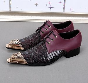 British fashion leisure leather men's shoes pointed red low help men's shoes Dress Shoes Slippers male wedding and party loafers