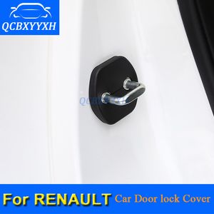 4 SZTUK drzwi zamka drzwi ochronny dla Renault Koleos Kadjar Captur Fluence Magane Latitude Car Lock Lock Decoration Auto Cover