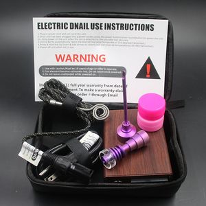 Ny uppgraderingsfärg DNAil -kit med GR2 Quartz Hybrid Nail Pink Titanium Nail Fit Flat 10mm Heater Coils i lager