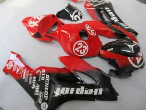 Spritzguss, meistverkauftes Verkleidungsset für Honda CBR1000RR 04 05, rot-schwarzes Verkleidungsset CBR1000RR 2004 2005 OT27