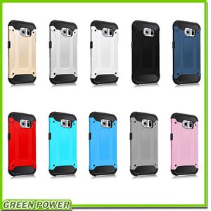 Custodia in TPU per PC resistente all'impatto ibrida resistente e sottile per iPhone 6 6S 7 Plus Samung Galaxy S6 S7 Edge Note5