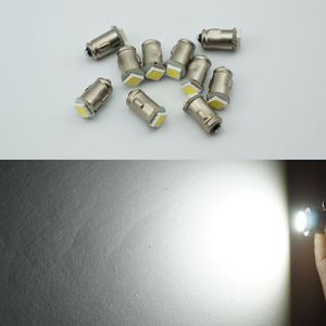 Ba7s диод 7 мм круглый 1 LED SMD 12 В t2 светодиодные лампы авто инструмент свет интерьер штык база приборной панели лампы 100 шт.