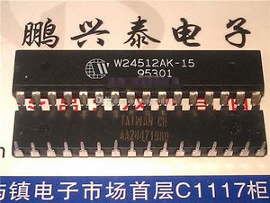 W24512AK W24512AK15 W24512AK20 W24512 SRAM 64K x 8 Szybkość CMOS statyczne RAM IC Dual Inline 32 pin Pakiet plastikowy PDIP32
