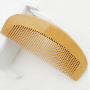 80pcs kein Logo 13 cm handgefertigtes Pfirsich Anti -statisches Haarkamm für Frauen männlicher statischer natürlicher
