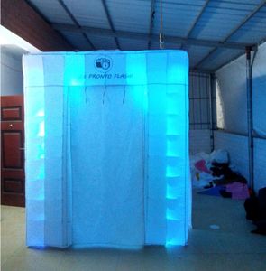 Print you logo cube entertainment rental used inflatable photo booth/backdrop cube tent enclosure