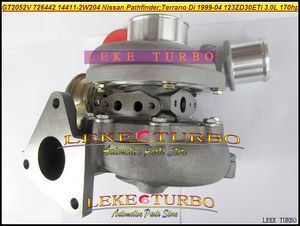 Turbo GT2052V 726442-0004 726442 14411-2W204 14411-2W20a Turbin turboladdare för Nissan Pathfinder Terrano ZD30eti 3.0L D 170HP
