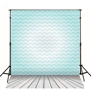 5x7ft Sfondo fotografico per bambini Pavimento in assi di legno Fondale in Chevron azzurro stampato digitale per fotografia Puntelli in studio per neonati