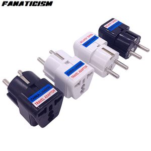 Fanaticism Toppkvalitet Universal UK US AU till EU-kontaktadapter Korea Europe AC Power Electrical Plug Adapter 4,8mm Pins Socket Converter