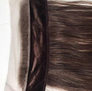 Verkligt mänskliga hår Bannband Brun färg 4 Mongoliskt hår Tillbehör Freestyle Invisible Iband Lace Grip för judiska peruk Kosher peruker