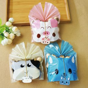 retail package party plastic bags food bags cartoon Opp bag baking packaging bag paty favor gift decoration 50pc per lot