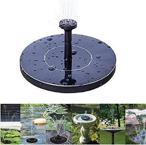 Ny solvattenpump Power Panel Fountain Kit Fountain Pool Garden Pond Subersible Watering Display Auto-Spring med Engelska Manaul