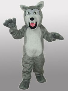 heißer Verkauf Hochwertiges graues Wolf-Maskottchenkostüm-phantasievolles Karnevalskostüm kostenloser Versand