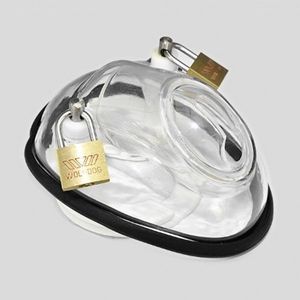 Clear Polycarbonate Bowl Chastity Device S419-2 #r172