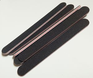 Wholesale- 5pcs/set black sandpaper with RED heart nail file 180/240 Professional Art Nail File Grit For Manicure Natural Nails free shippin