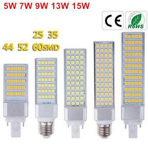 Новый Вт Вт Вт Вт Вт E27 G24 G23 разъем выберите светодиодные лампы кукурузы лампы Bombillas свет SMD прожектор градусов AC85 V