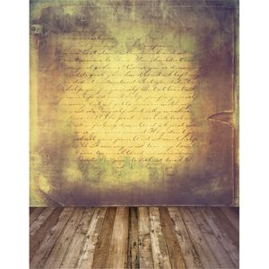 Romantisches Liebes-Gedicht-Kunst-Wand-Foto-Studio-Hintergrund-Gewohnheits-Vinylstoff-Digital-Weinlese-fotographischer Hintergrund-Holzfußboden