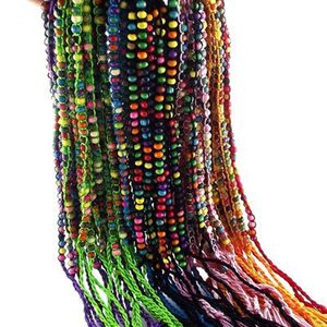 Handmade Lucky Braided Nylon Rope Colorful Beaded Charm Bracelets Friendship Party Club Decor For Women Girl