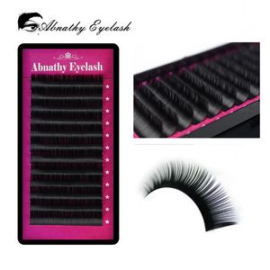 Partihandel 4 Sätter False Eyelash Eyelashes Extension All storlek B C D J CURL 8-14mm Längd 0,05-0,25mm Tjocklek