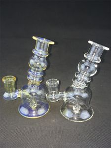 Glass hookah, drilling machine is a dry bowl with 14.5 mm joint, pipe factory direct sales, price concessions