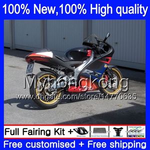 Carenature per Aprilia RS4 RS125 99 00 01 02 03 04 05 RS-125 4MY18 Blu rosso blk RSV125 R RS 125 1999 2000 2001 2002 2003 2005 Carenatura