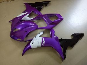 ABS-Kunststoff-Verkleidungsset für Yamaha YZF R1 2002 2003, lila-schwarzes Verkleidungsset, YZF R1 02 03 OT29