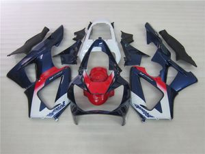 Cheap 100% Injection fairing kit for Honda CBR900RR 00 01 blue red white fairings set CBR929RR 2000 2001 OT06