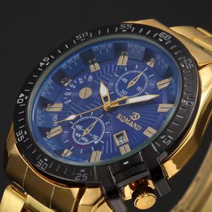 Orologi da uomo d'affari Top Brand di lusso Orologio con data Cinturino in acciaio maschile Nuovo orologio al quarzo casual Relogio masculino Orologio da polso da uomo