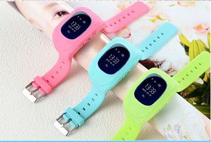 Barn GPS Tracking Watch Q50 Ny SmartWatch Support SIM Voice Chattar Electronic Fence SOS för hjälp Pedometer History Routing