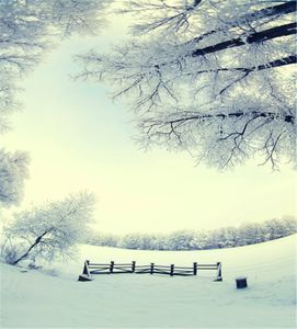 10x10フィートの冬の雪の風光明媚な写真の背景森林の木正年の休日のクリスマス写真スタジオブース背景ビニール
