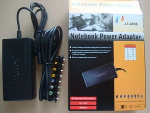 96W Uniwersalny zasilacz laptopa 110-220 V AC do DC 12 V / 16V / 20V / 24 V Adapter do laptopa / notebooka Darmowa wysyłka 30 sztuk / partia