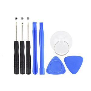 8 i 1 Reparationsöppning Pry Tools Kit Set med 5 Point Star Pentalobe Torx Skruvmejsel för iPhone 5 5S 6 Plus 7