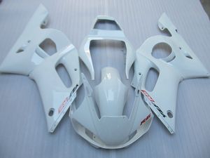 Satış sonrası moto parçaları Yamaha YZF R6 98 99 00 01 02 beyaz kaportalar için kaporta kiti YZFR6 1998-2002 OT09