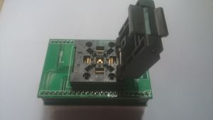 Enplas IC TEST SOCKET QFN-48(52)BT-0.4-01 QFP48PIN 0.4MM PITCH BURN IN SOCKET WITH PCB BOARD QFP48 TO DIP 48.