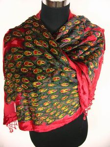 Beaded Silk Velvet feeling rayon nylon beaded Shawl Scarf Wrap Ponchos Burn Out Duster Opera 6pcs/lot #1727