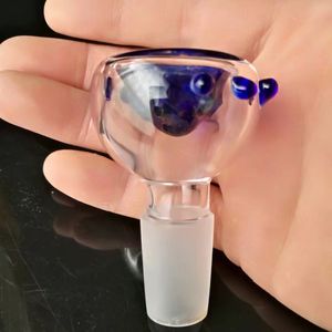 Konkava Spray Bubble Glas Bongs Tillbehör, Glas Rökpipor Färgrik Mini Multi-Colors Handrör Bästa Sked Glasrör