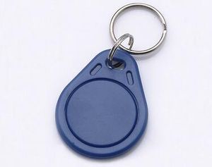 Factory price make TK4100 EM4100 125khz id Card 100pcs/lot ISO11785 ABS RFID keychain Customized Clear key Label Tags