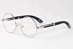 New Arrival Fullless Lesless Okulary Kobiet Moda Męskie Sport Vintage Okulary przeciwsłoneczne Mężczyźni Biała Rama Drewno Wyczyść obiektyw Buffalo Eyeglasses