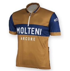 2024 남성 레트로 Molteni 자전거 사이클링 저지 여름 팀 사이클링 의류 자전거 착용 roupas ciclismo maillot velo