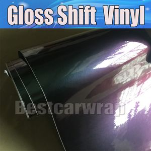 Glossy Shift Rainbow Drift Car Wrap Chameleon With Air bubble Free Vehicle union Covering Flip Flop Foil Size:1.52*20M/Roll 5x67ft