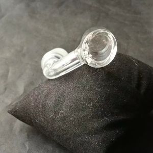 Transparent Binglet Adapter Glass Bongs Accessories , Glass Smoking Pipes colorful mini multi-colors Hand Pipes Best Spoon glass Pipe