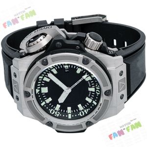 Luxury Mężczyzn Watch najwyższej jakości nurka 48 mm Tang Buckle Japan 8215 Automatyczne krzem/nurkowanie gumowe Wysokiej jakości męskie zegarki