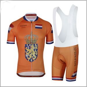 2024 남자 Summmer Netherlands 국가 대표팀 사이클링 저지 세트 트라이 애슬론 산악 자전거 옷 maillot ciclismo ropa size xxs-6xl n8