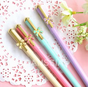 Toptan-Kawaii metal serisi jel kalem 0.5mm Şeker renk stil kalemler Ofis aksesuarları Okul kız hediye kırtasiye malzemeleri (ss-1255)