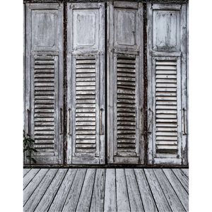 Fondali fotografici vintage grigi Sfondi per porte in legno per studio Sfondo per matrimoni di compleanno per neonati Fundo Fotografico Para Estudio