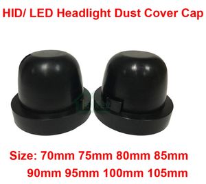 2PCS HID Xenon LED Headlight Car Dustproof Soft Rubber Housing Cover Cap Auto Sealing Waterproof Styling Size mm