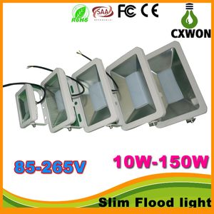 10W 30W 50W 70W 100W 150W LED Floodlights Ultar Cienkie IP65 Outdoor Led Flood Lights 85-265v CE Rohs Tuv