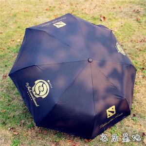 RegenschirmKostenloser Versand Dota2 In Form von Champion Shield Vollautomatischer Regenschirm Spiel rund um den Sonnenschirm Animationsschirm