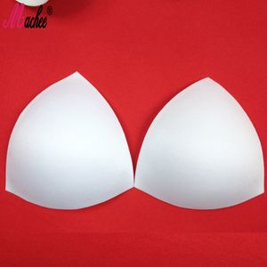 1 par / lote swimsuit padding insere roupas femininas acessórios espuma esponja almofadas de esponja no peito xícaras sutiã sutiã de mama inserções de biquíni