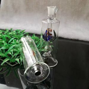 Eine Vielzahl von Blütenglasquallen ohne elektronische Accessoires, Wasserrohre Glas Bongs Hooakahs Zwei Funktionen für Ölbohrinseln Glasbongs