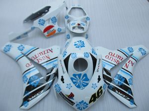 Kit carena vendita calda per stampaggio ad iniezione per Honda CBR1000RR 04 05 set carene bianco blu CBR1000RR 2004 2005 OT23